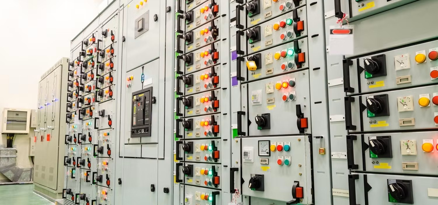 Control panel close-up