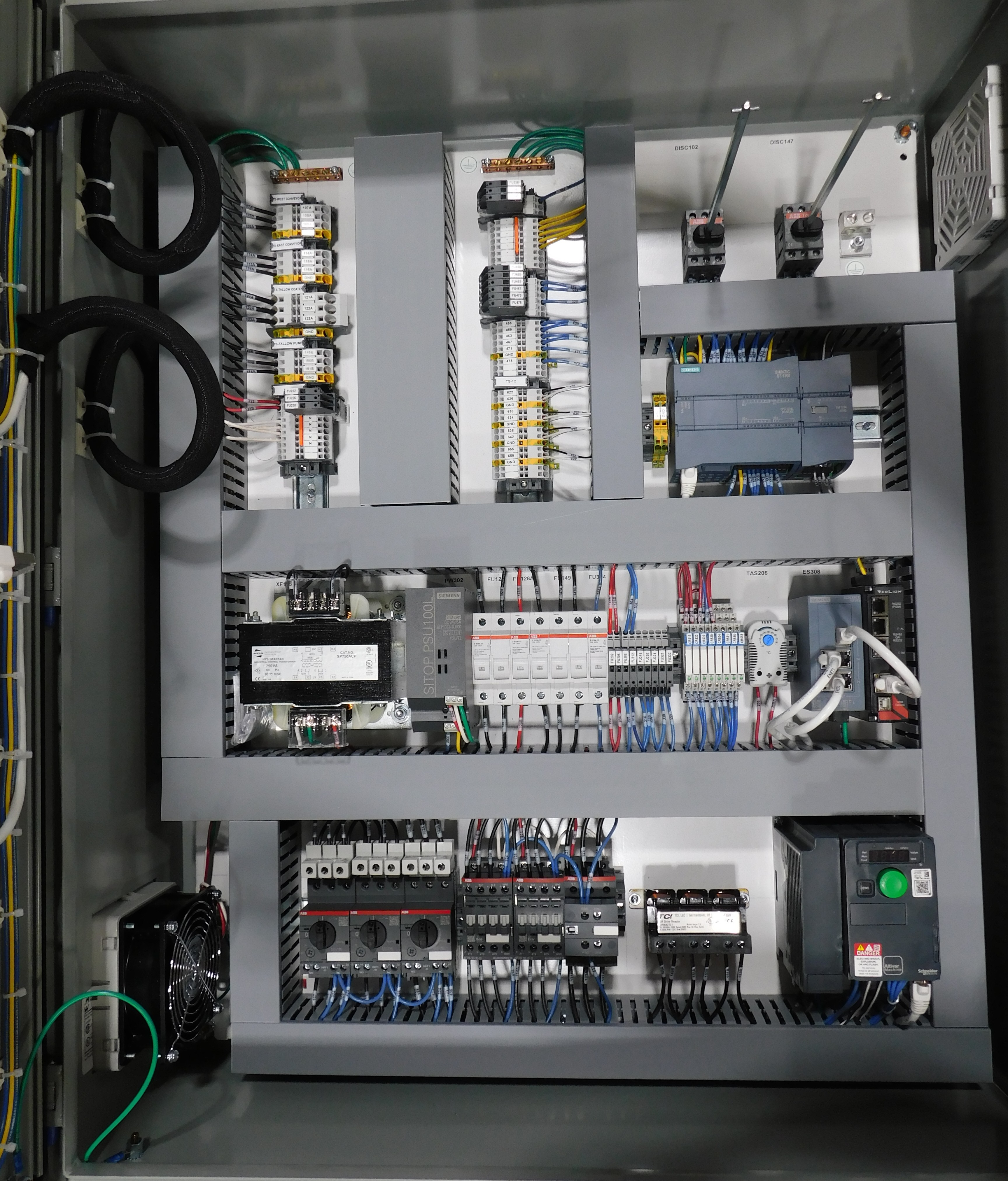 Beef tallow coating system - control panel