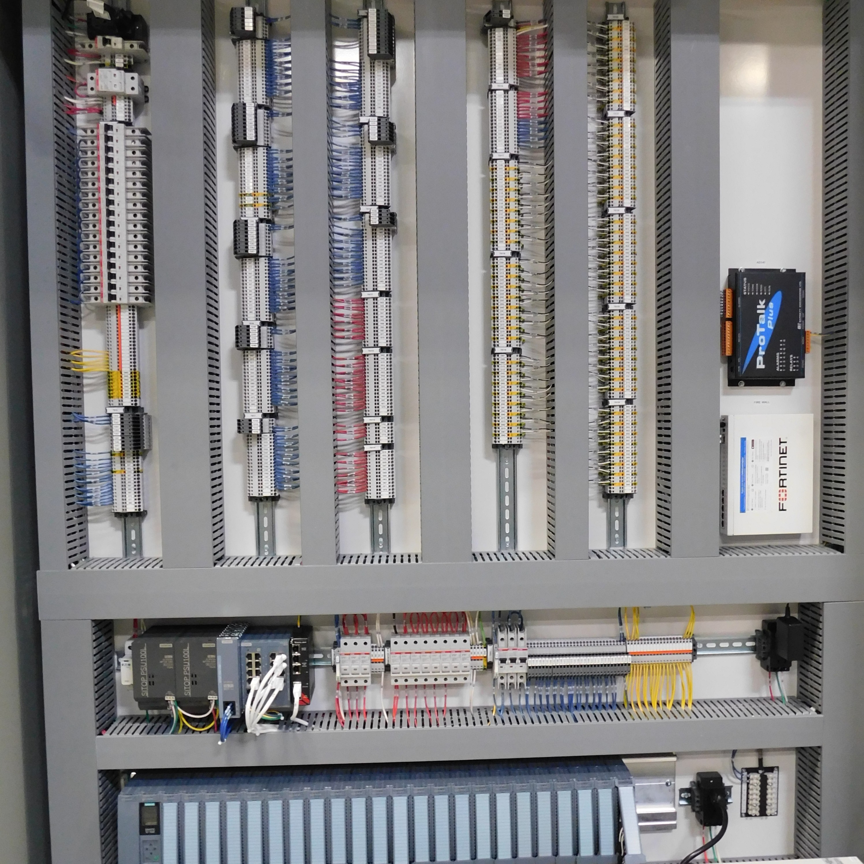Split Lake WTP - control panel installation