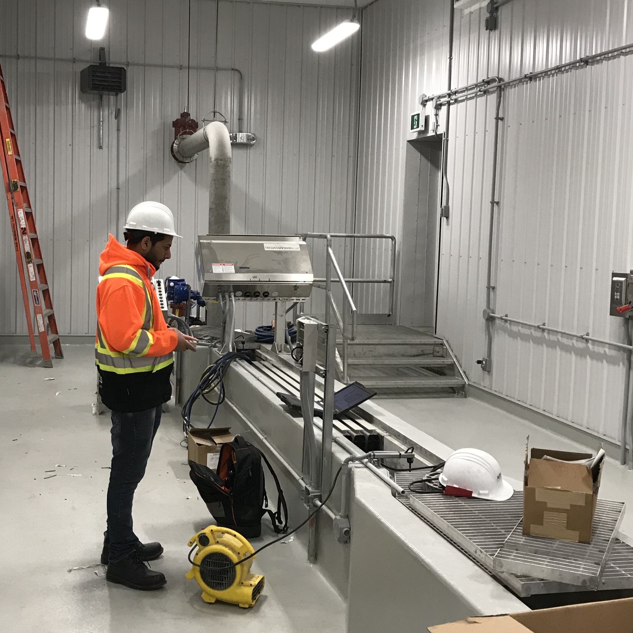 Industrial process instrumentation - field instruments in a facility