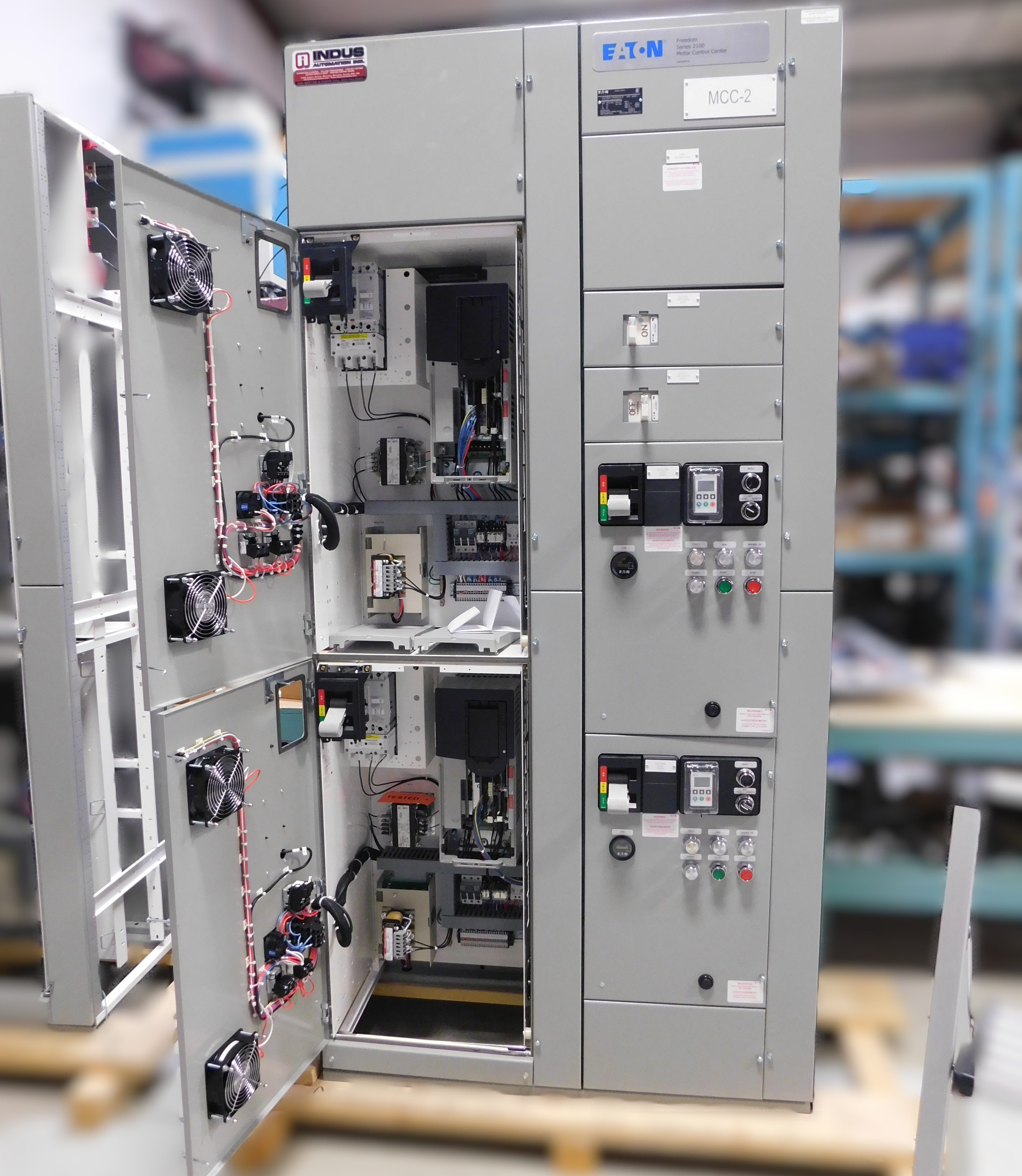 Motor control centre design illustration